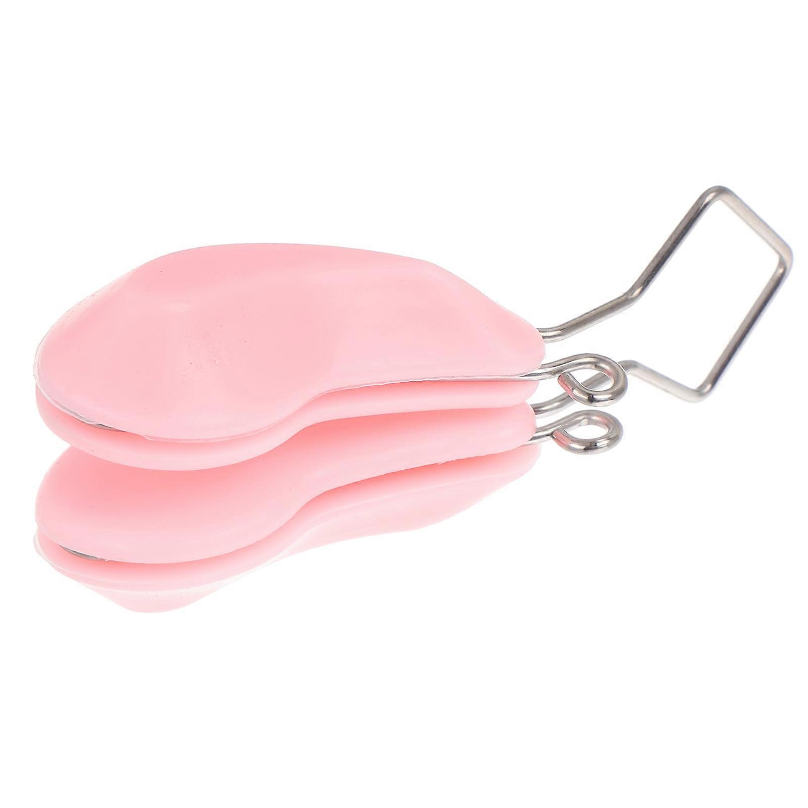 Silicone Nose Shaping Clip Shaper Pink Massager Roll Slimmer for Bridge Straightening 1 Set Face Beauty Tool