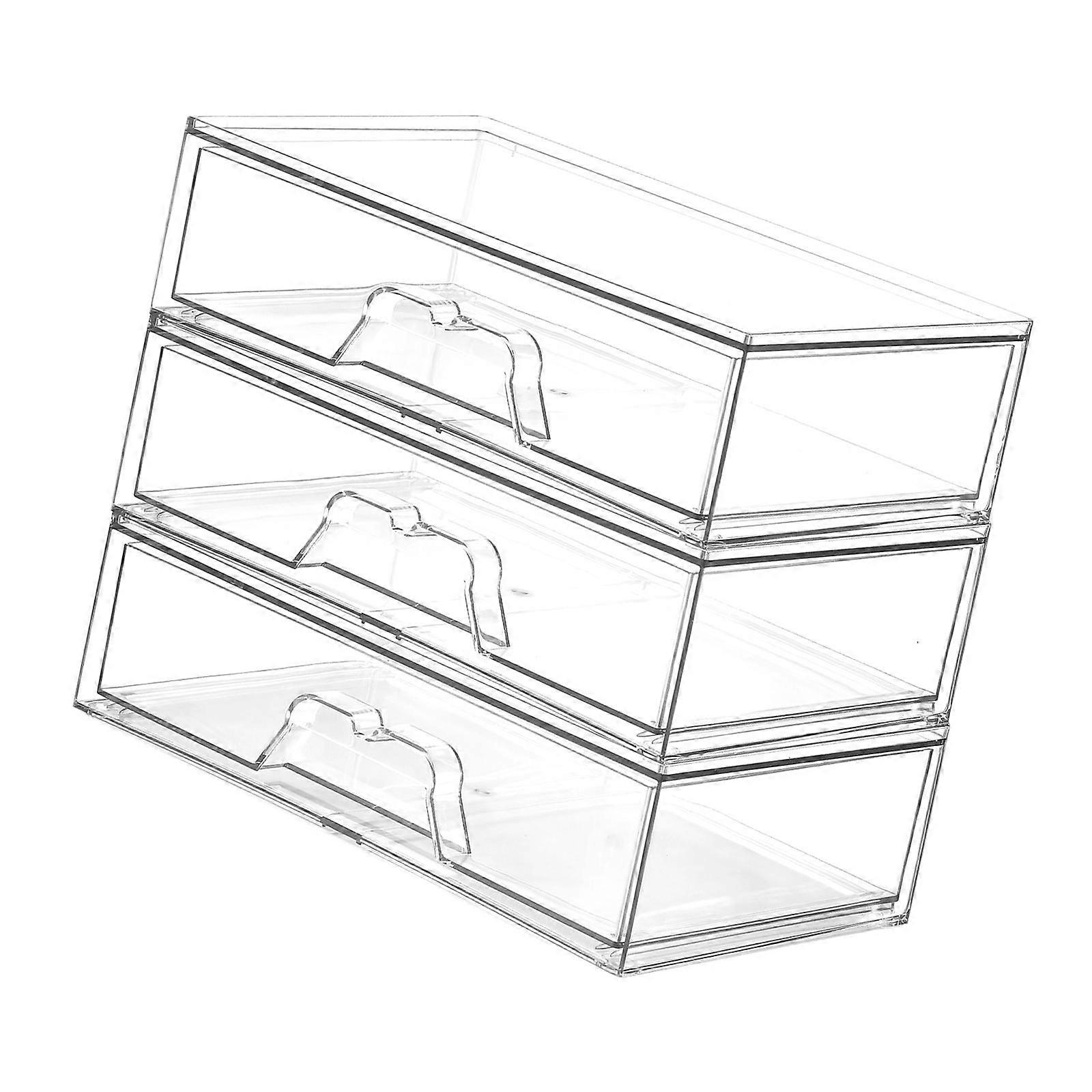 Dressing Table Makeup Drawer Organiser Saving Space Stackable Dustproof