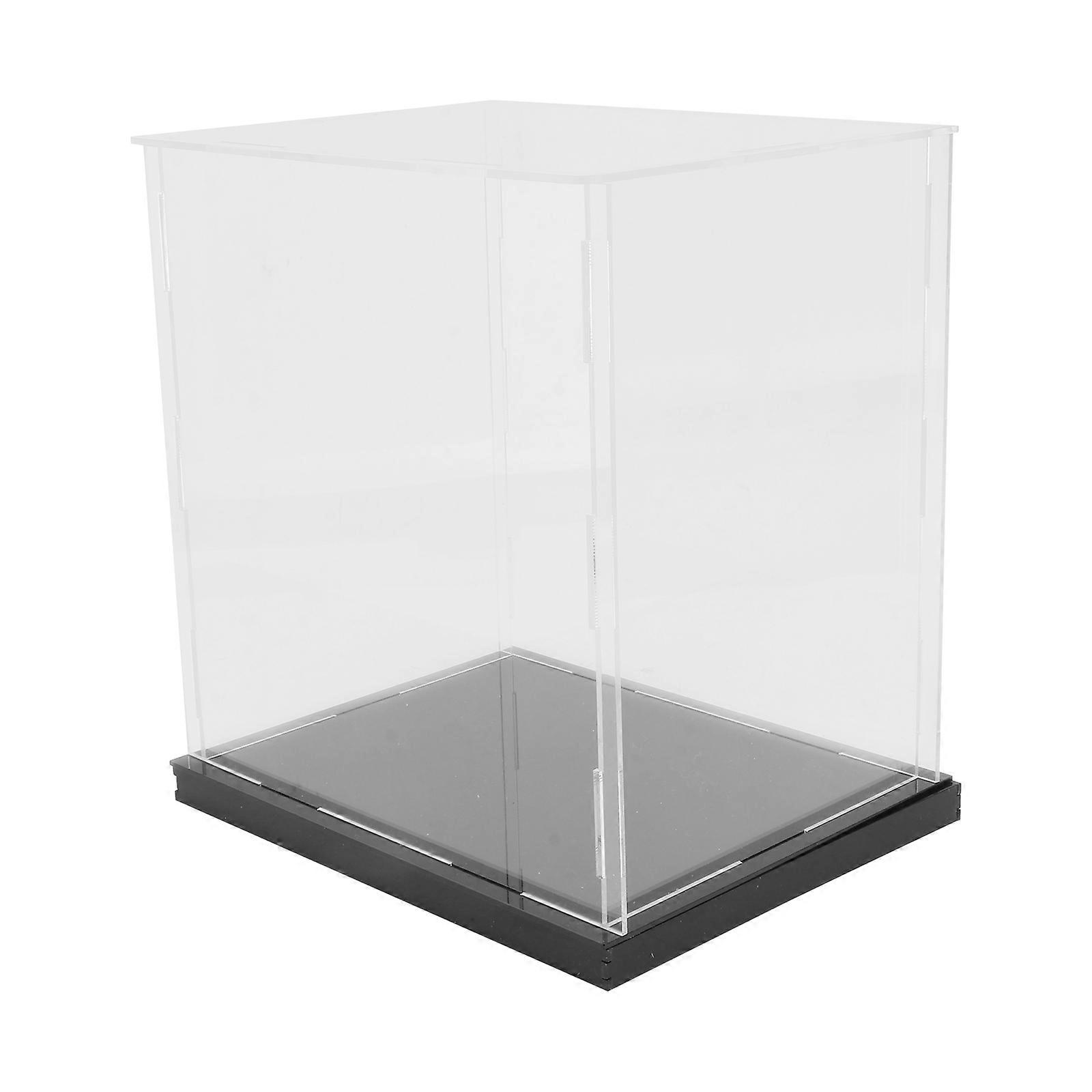 Transparent Model Display Box Acrylic Display Box DIY Micro Landscape Box Store 7.9×7.1×5.5in Model Storage 1Pack