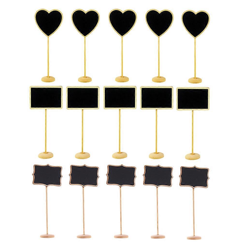 Solid Base Mini Wooden Boards For Festive Events 15Pcs