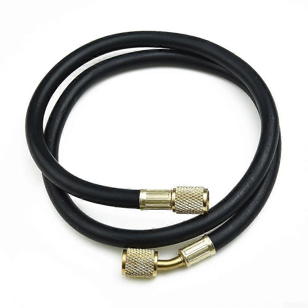 3ft Refrigerator Charging Hose 600PSI R410a R134a 1/4 SAE Heavy Brass Connector