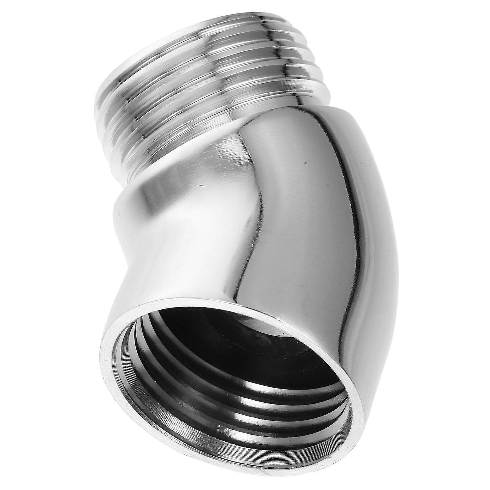 Handheld Shower Head Adapter Elbow Connector Durable Electroplated Copper Design Stylish Sprayer Holder for Seamless Shower Integration