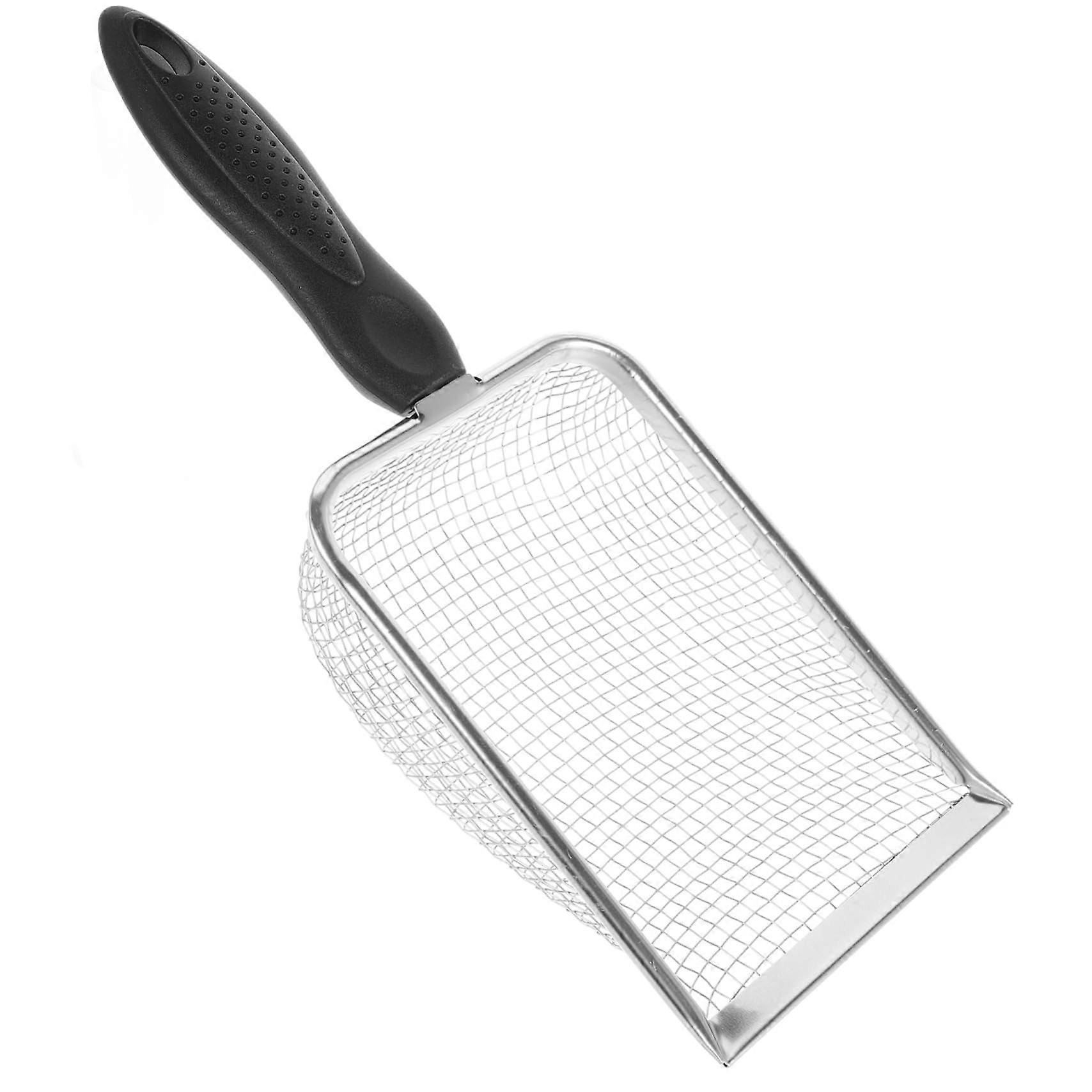 Poop shovel for reptile sand shovel mesh filtering for sand substrate shovel