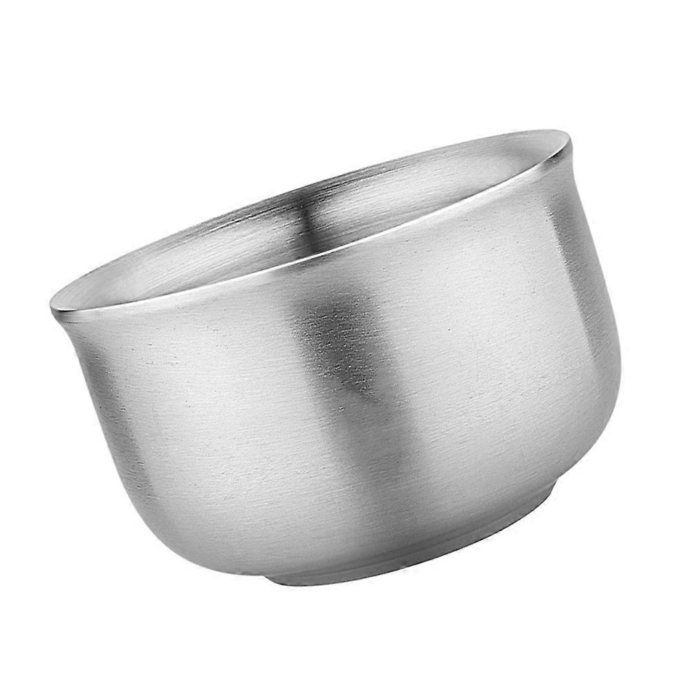 Stainless Steel Bowl for Home Use Heat Resistant and Corrosion Proof Ideal for Noodles Soup and Snacks Silver 14 5CM