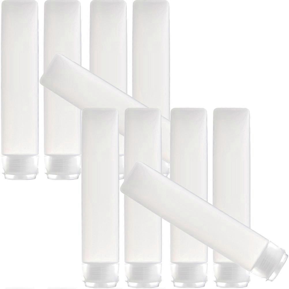 Refillable Travel Lotion Tubes with Flip Cap Lightweight Portable and Reusable for Storage Use 10 Pieces