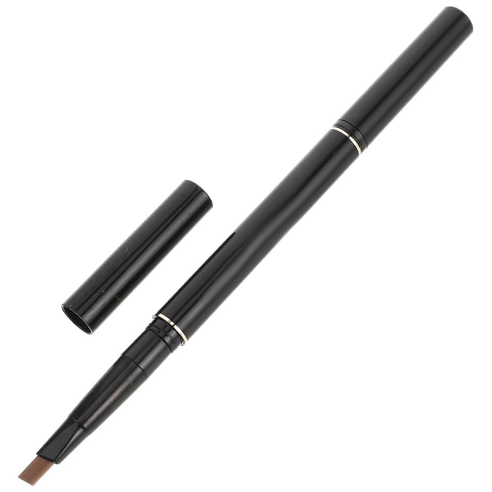Automatic Rotation Eyebrow Pencil Retractable Design for Special Events Women Black Dual Head Shape 1Pcs