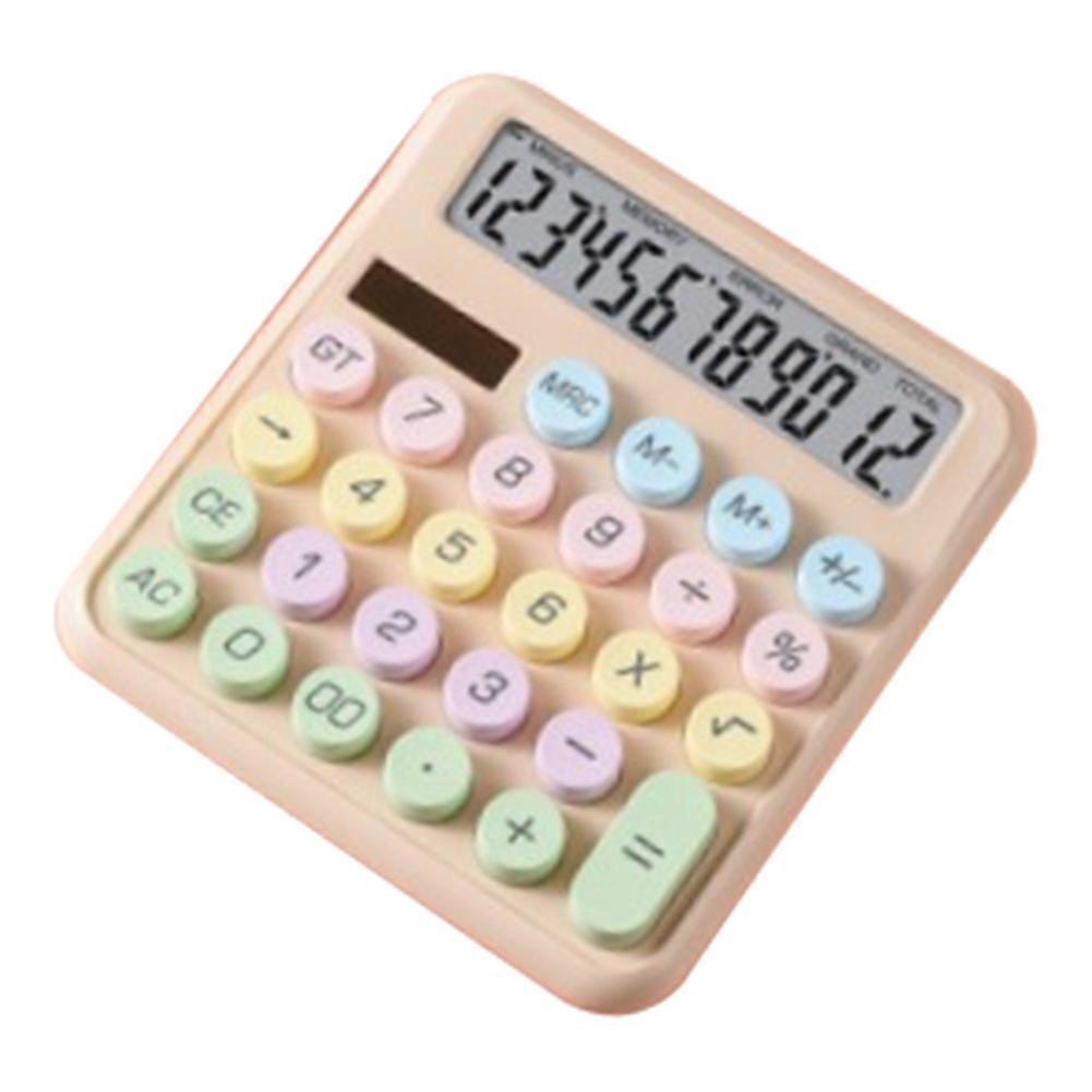 Candy-Colored Desktop Calculator for Office & School, D