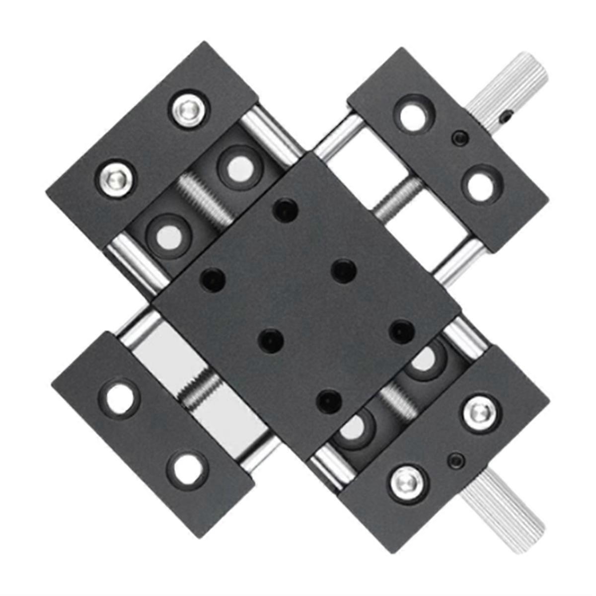 XY Heavy Linear Optical Guide Rod Screw Adjustment Table Small Manual Fine-Tuning Slide DXY40-20
