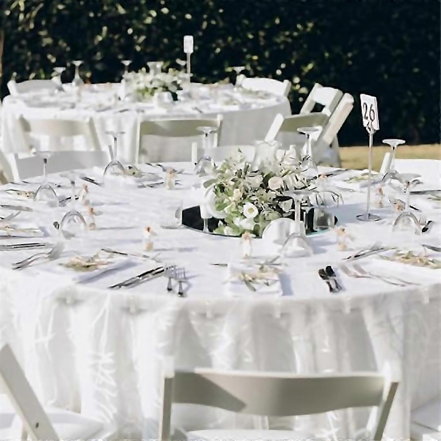 60pcs Transparent Tablecloth Clips Windproof Table Cover Holder