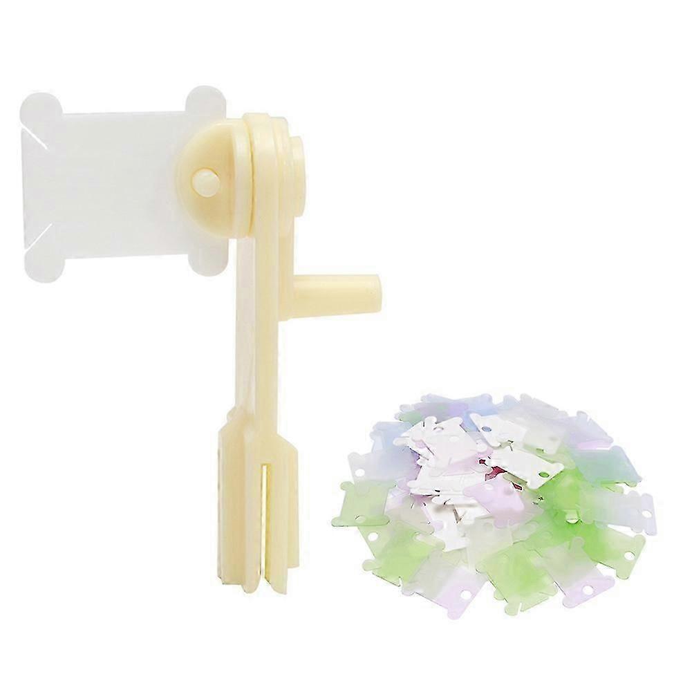 Manual Wool Winding Machine Hand-Cranked Winding Machine Manual DIY Sewing Storage Spool Storage Rack