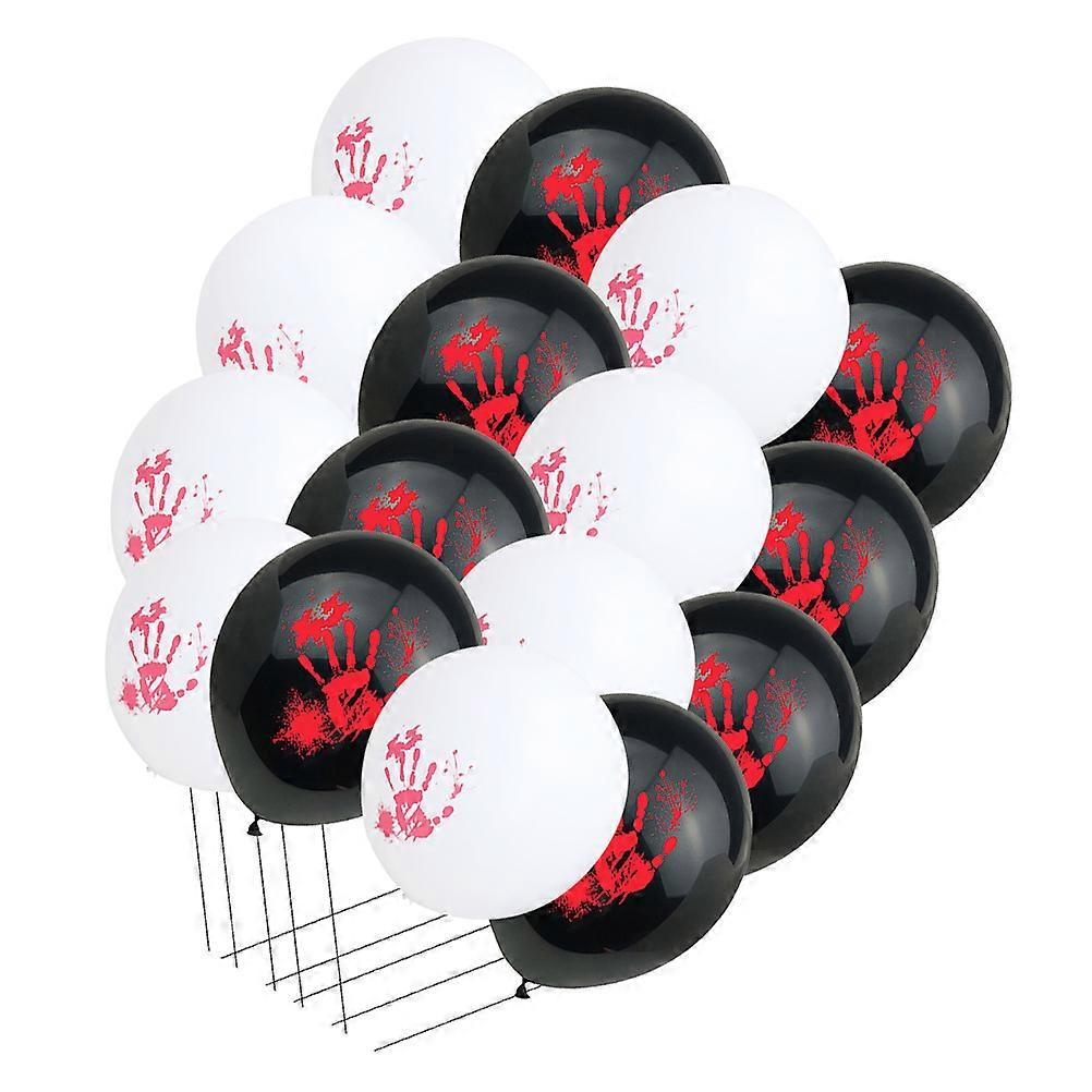 Halloween Handprints Latex Balloons for Decor Assorted Color 40pcs