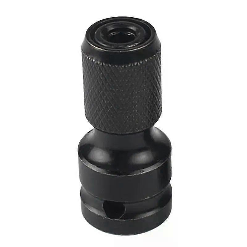 1PC 1/2Inch Socket Adapter Square Drive To 1/4 Inch Hex Shank Telescopic Socket Adapter Drill Chuck Socket Wrenches