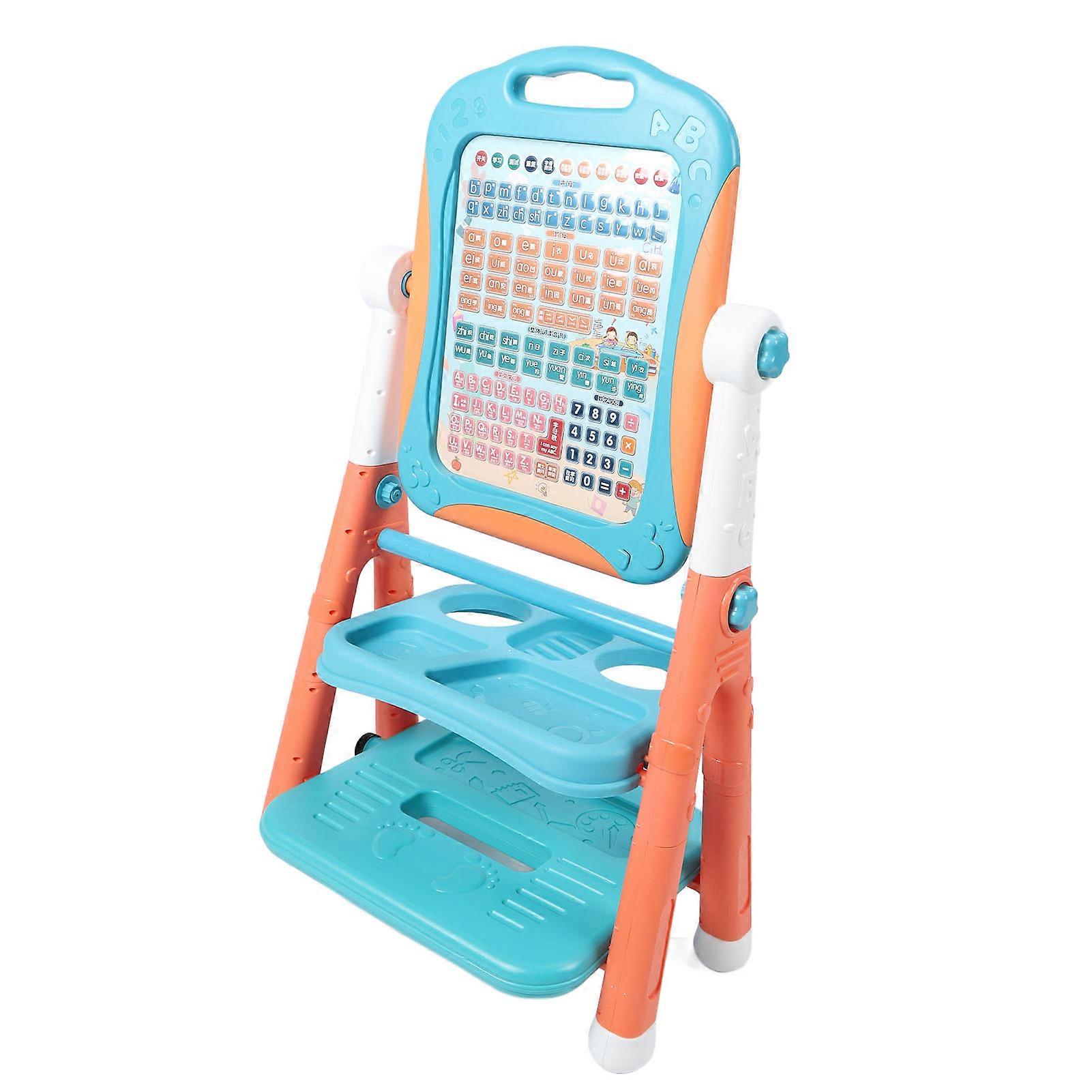 2-in-1 Double Sided Drawing Board 45x31x77cm with Battery