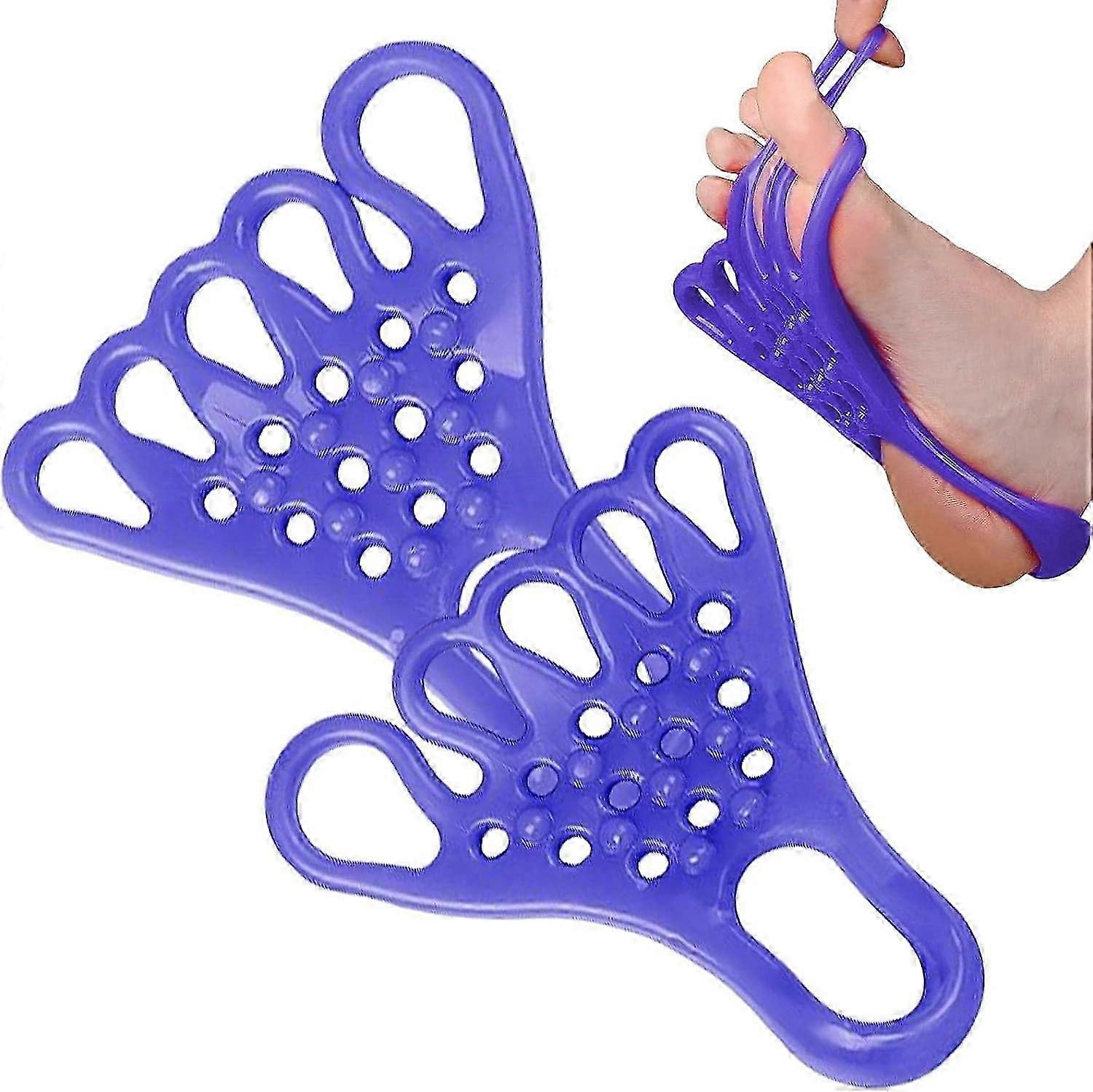 Toe Stretcher, High Elasticity Toes Straightener With Bump Massage Points,1 Pair Toe Spacers To Correct Bunions Claw Toes