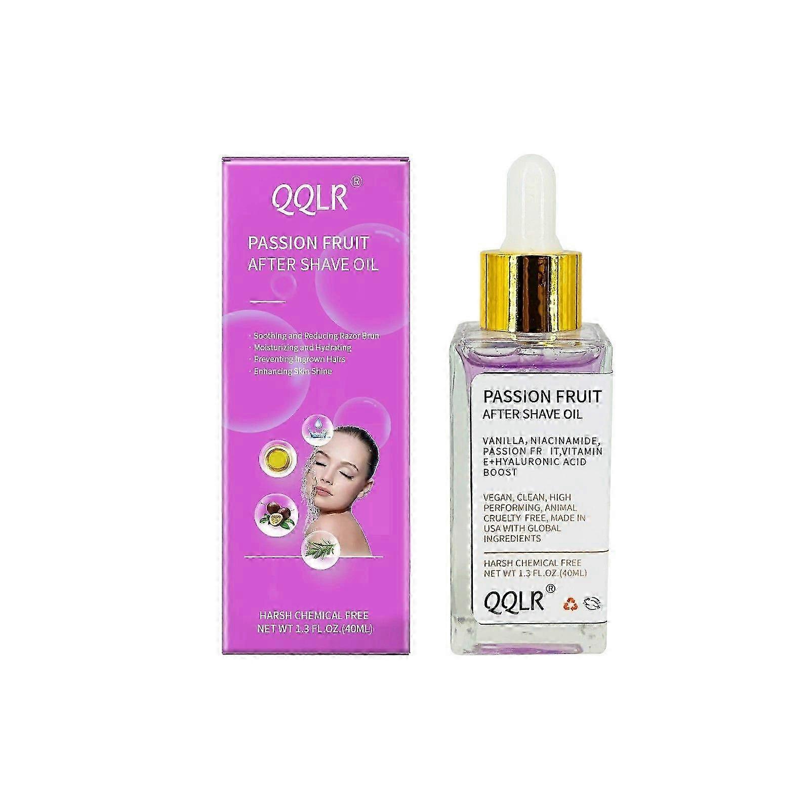 Huile après-rasage pour une peau douce, huile après-rasage fraise-vanille, huile après-rasage douce pour femme, huile après-rasage à l'huile de coco et à la vitamine E