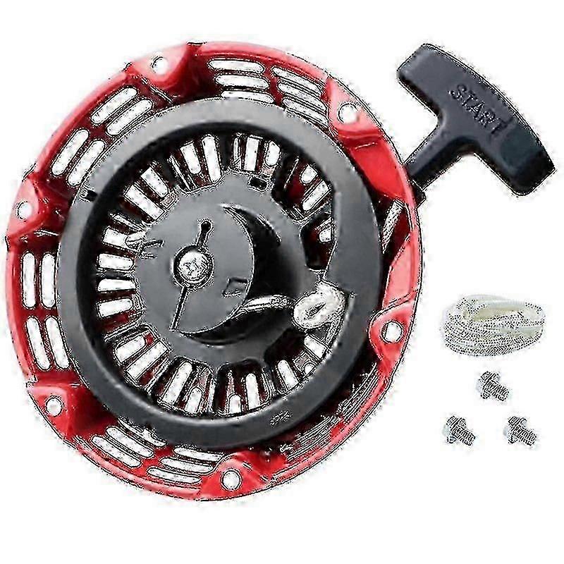 Honda GX200 GX160 Conjunto de Partida de Recuo com Haste Curvada - Números de Peça 28400-Z4M-306ZB e 27400-Z1
