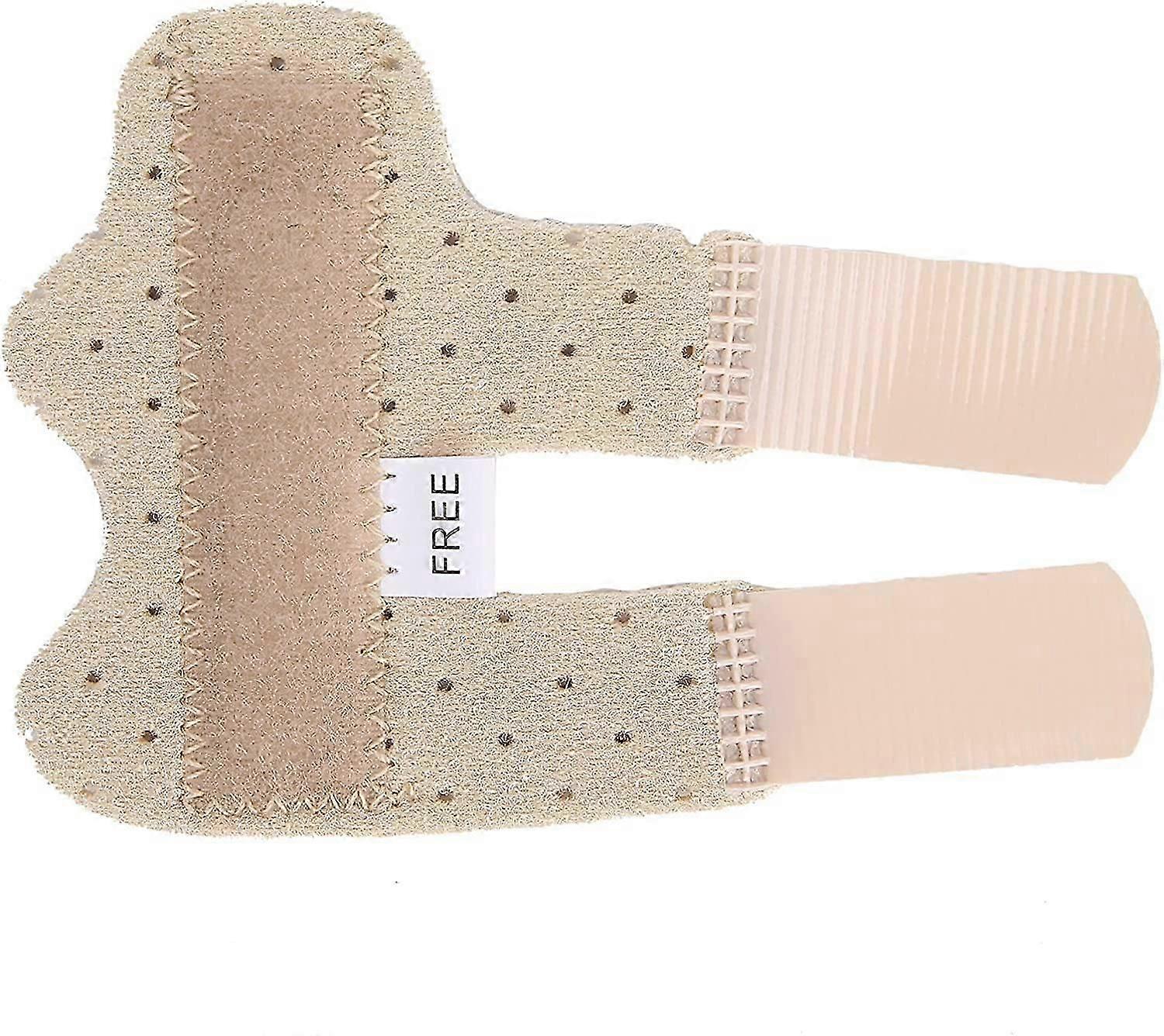 جبيرة إصبع الزناد ، أكمام إصبع قابلة للتعديل دعامة مصحح الكسر دعامة دعم لتوجيه إصبع الخاتم الأوسط للسبابة (لون البشرة)