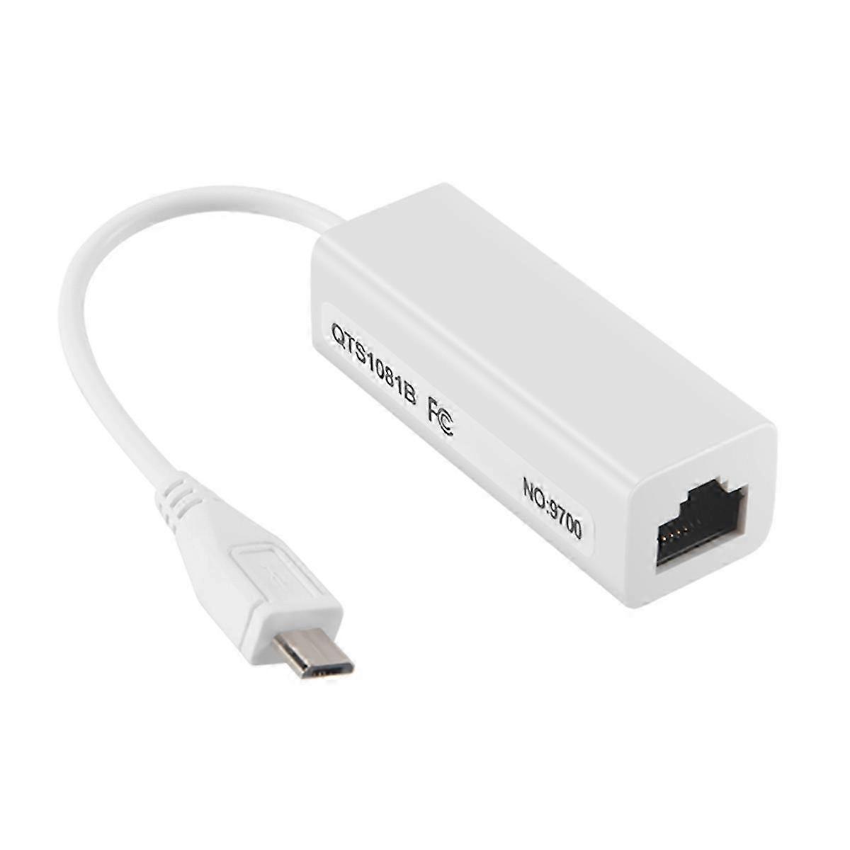 Suitable for mini USB 5 Pin 10/100 Mbps RJ45 LAN Ethernet Adapter Tablet PC-jc