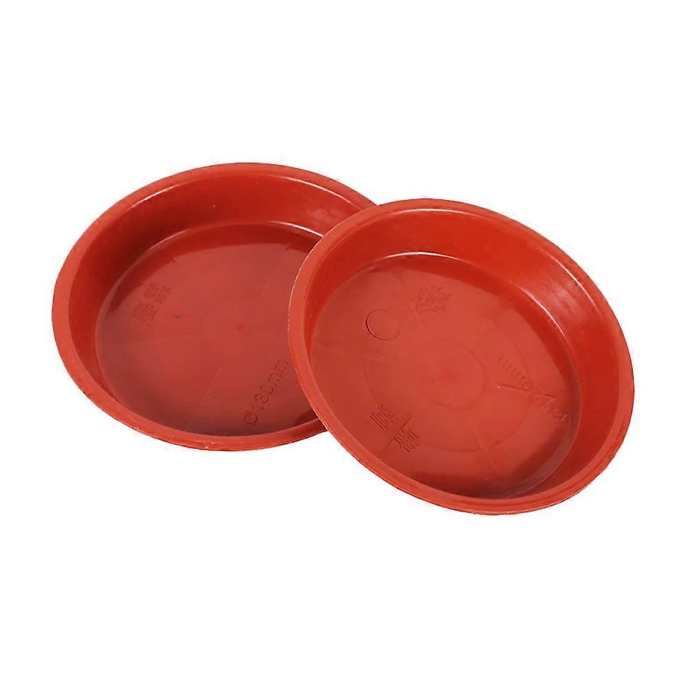 Pot Saucer 12PCS Round Plastic Saucer For Garden Balcony Use 23.5cm Diameter Maintain Moisture Levels