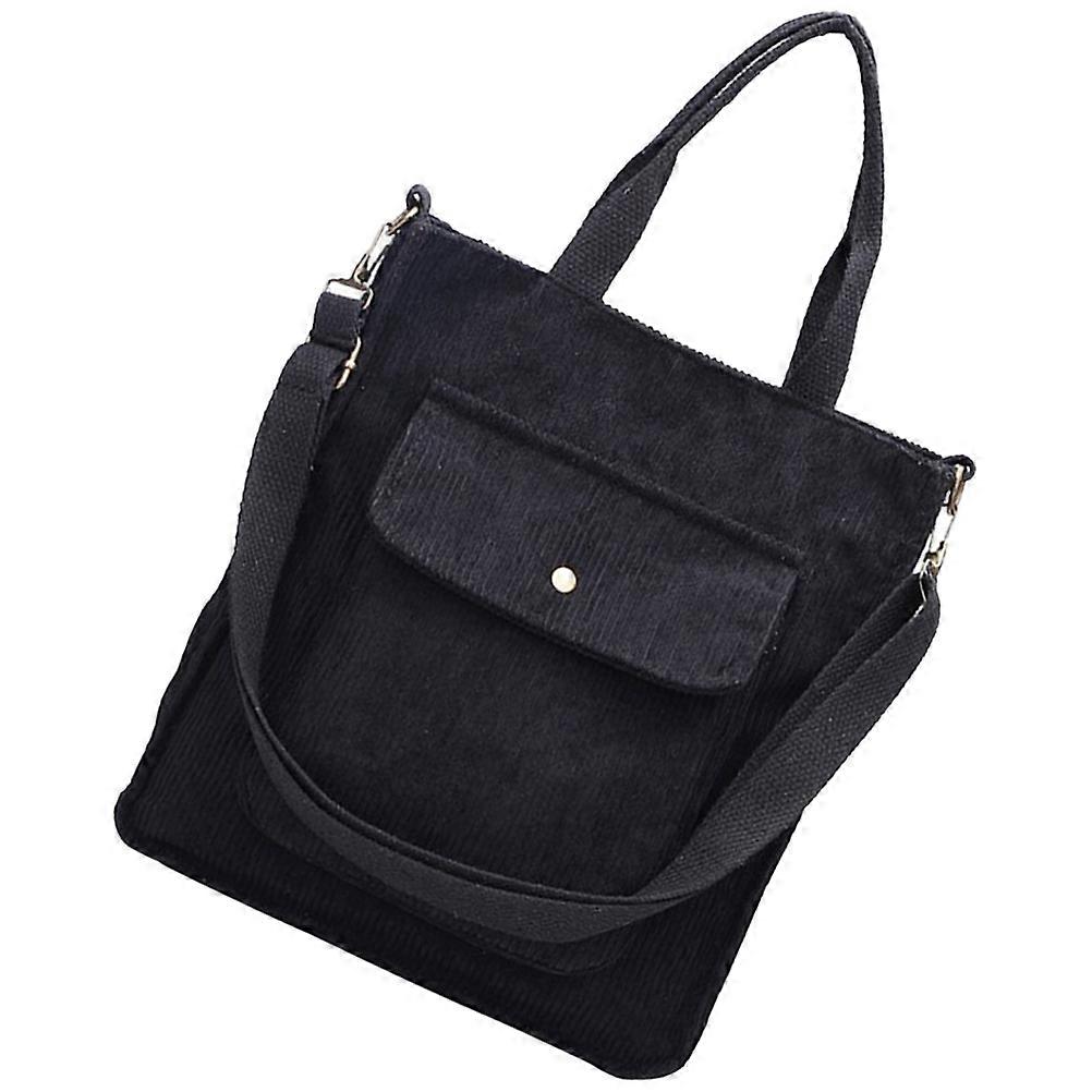 It looks like you're describing a **product listing** for a **large capacity corduroy handbag**. If you're looking to refine this description for an