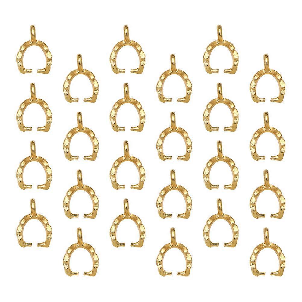 Golden Zinc Alloy Leaf Charm Pendants for DIY Necklace Making with Mini Hole Diameter Design 100 Pieces