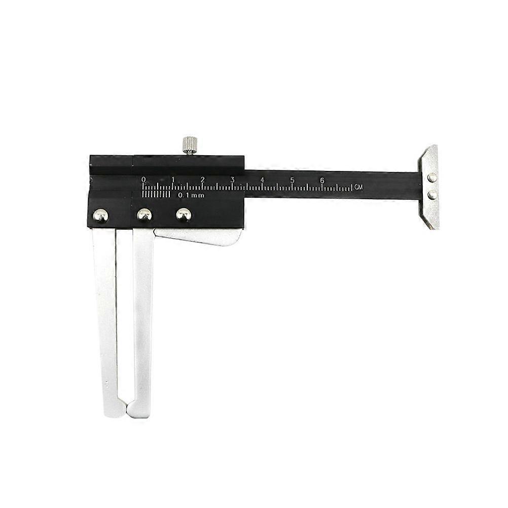 Masteelf 1Pc Alloy Brake Pad Scale Thickness Gauge Measuring Instrument Tool