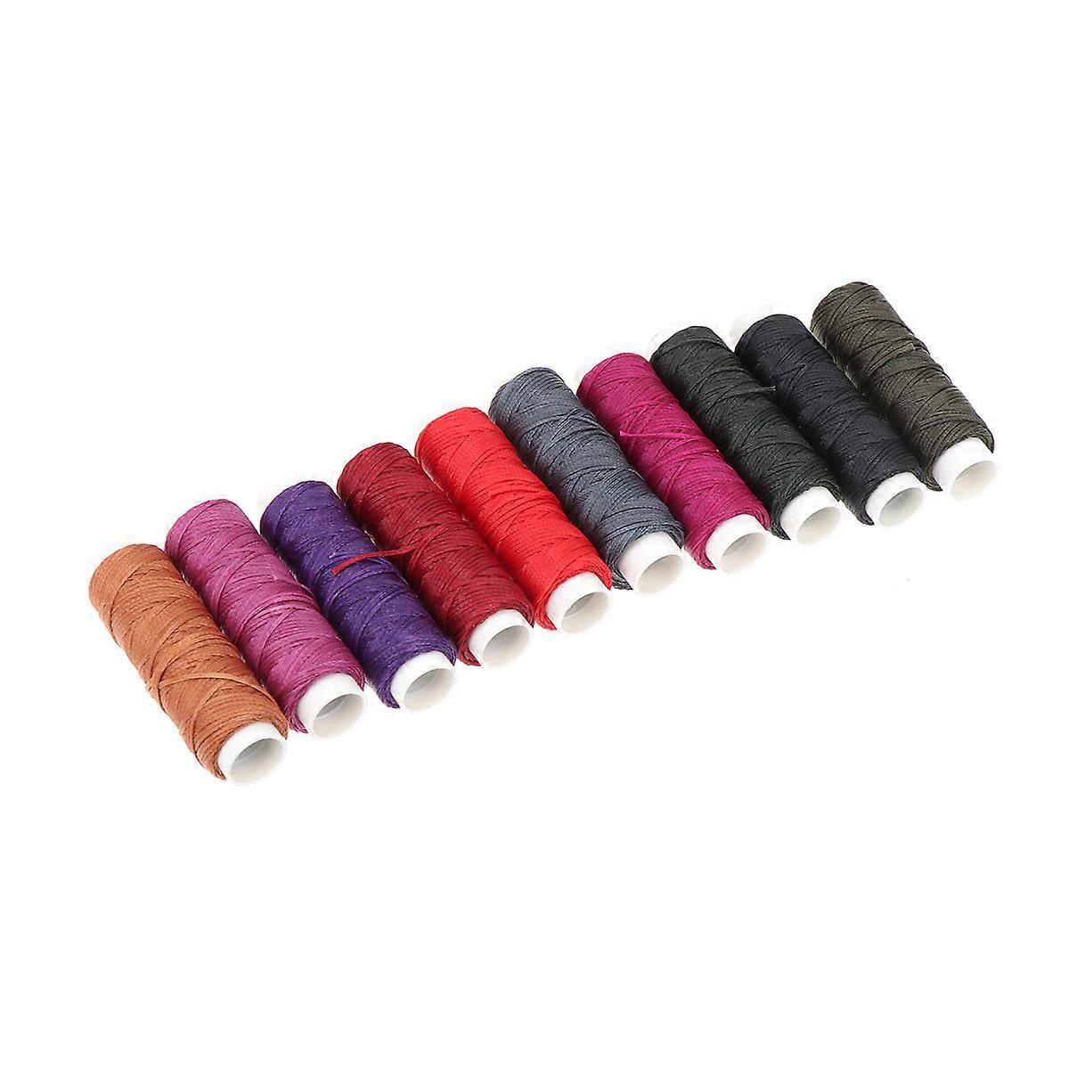 Waxed Polyester Thread for Sewing Use Ideal for Projects and DIY Crafts 0.8mm Assorted Color