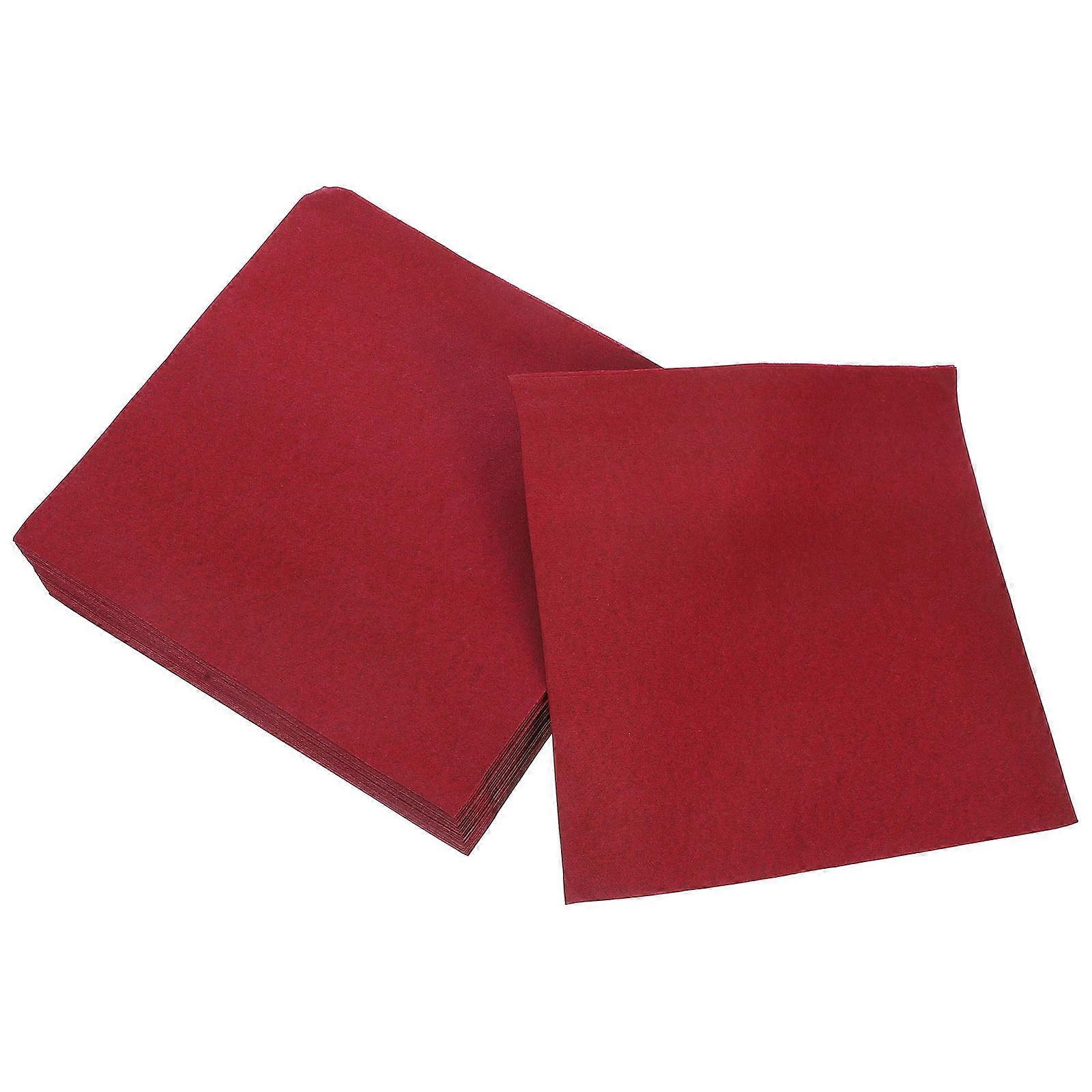 Here's a refined and engaging product description for your **50 Pcs Dark Red Disposable Dinner Napkins**:
**50 Pcs Dark Red Disposable Dinner