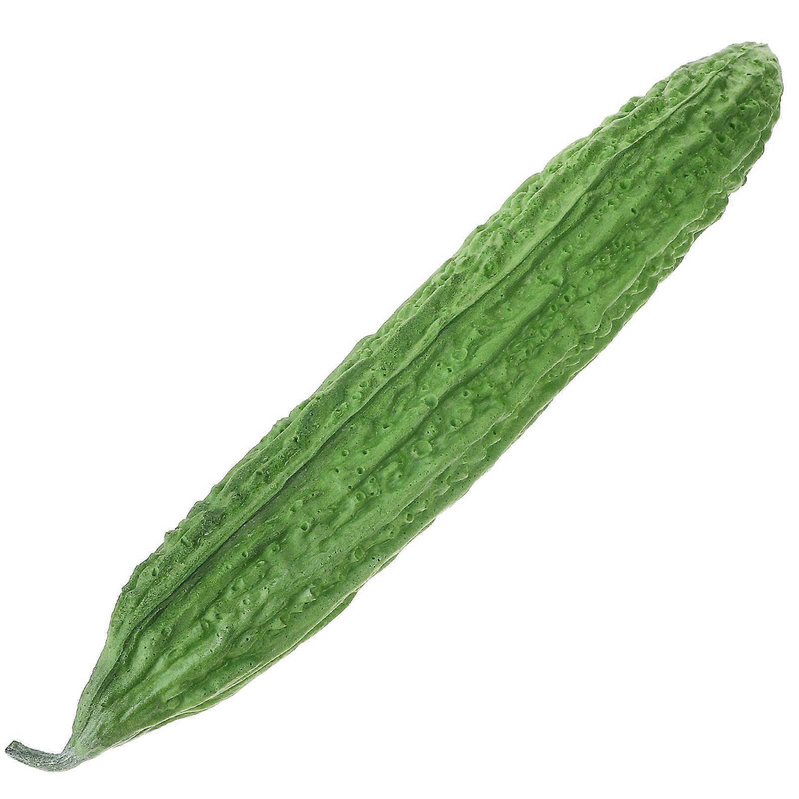 Fake Vegetable Decoration Simulated Food Model Melon Shape Green Realistic Simulation 1Pcs