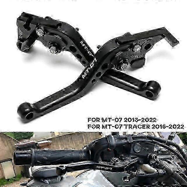 2025 2022 Short Brake Clutch Lever For YAMAHA MT07 MT09 2013-2021 MT-07/Tracer MT-09 SP Motorcycle Accessories Handles Lever MT 07 09Motor Vehicle Bra