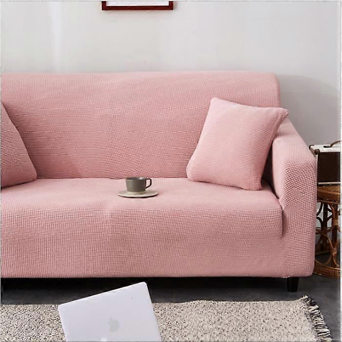 Sofa cover - Polyester - Pink - 190cm-230cm - Removable - Stretchable