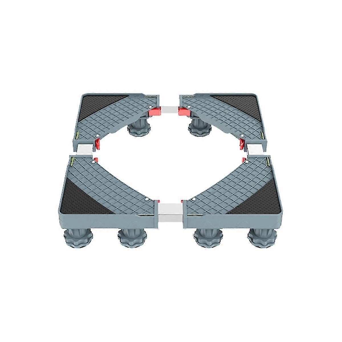 Washing Machine Stand Adjustable Anti-Vibrator Mobile Base Support for Washing Machine Portable Bat