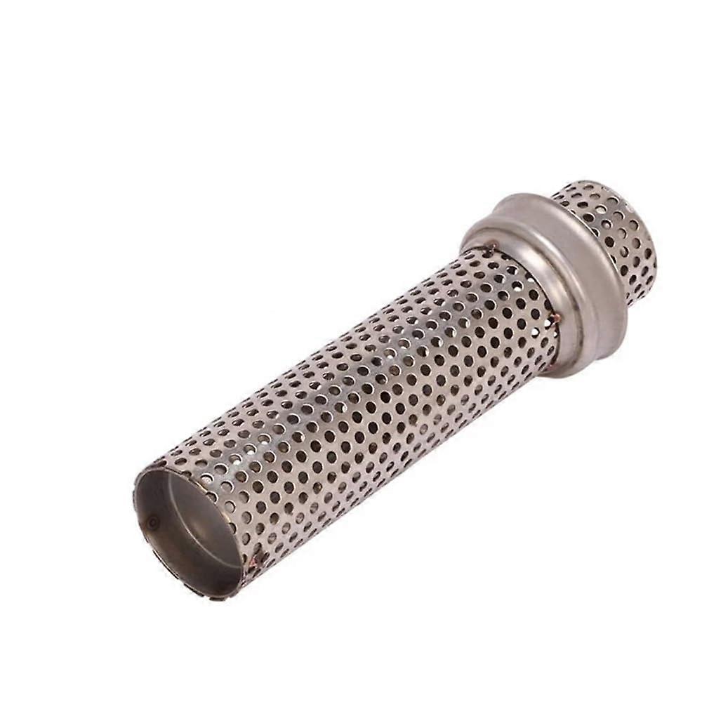 Adjustable Muffler Silencer 51MM Universal Motorcycle Exhaust - Noise Reduction Mesh Silencer 150x38x50.8mm Compatible