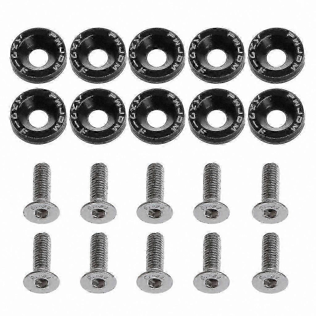 Automotive F Washer Kit M6 Concave Screws for Bumper and Engine Applications