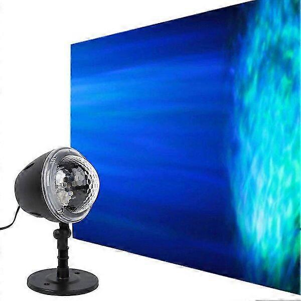 Wave projection lamp, RGB water effect, waterproof and multi-functional for multiple scenarios