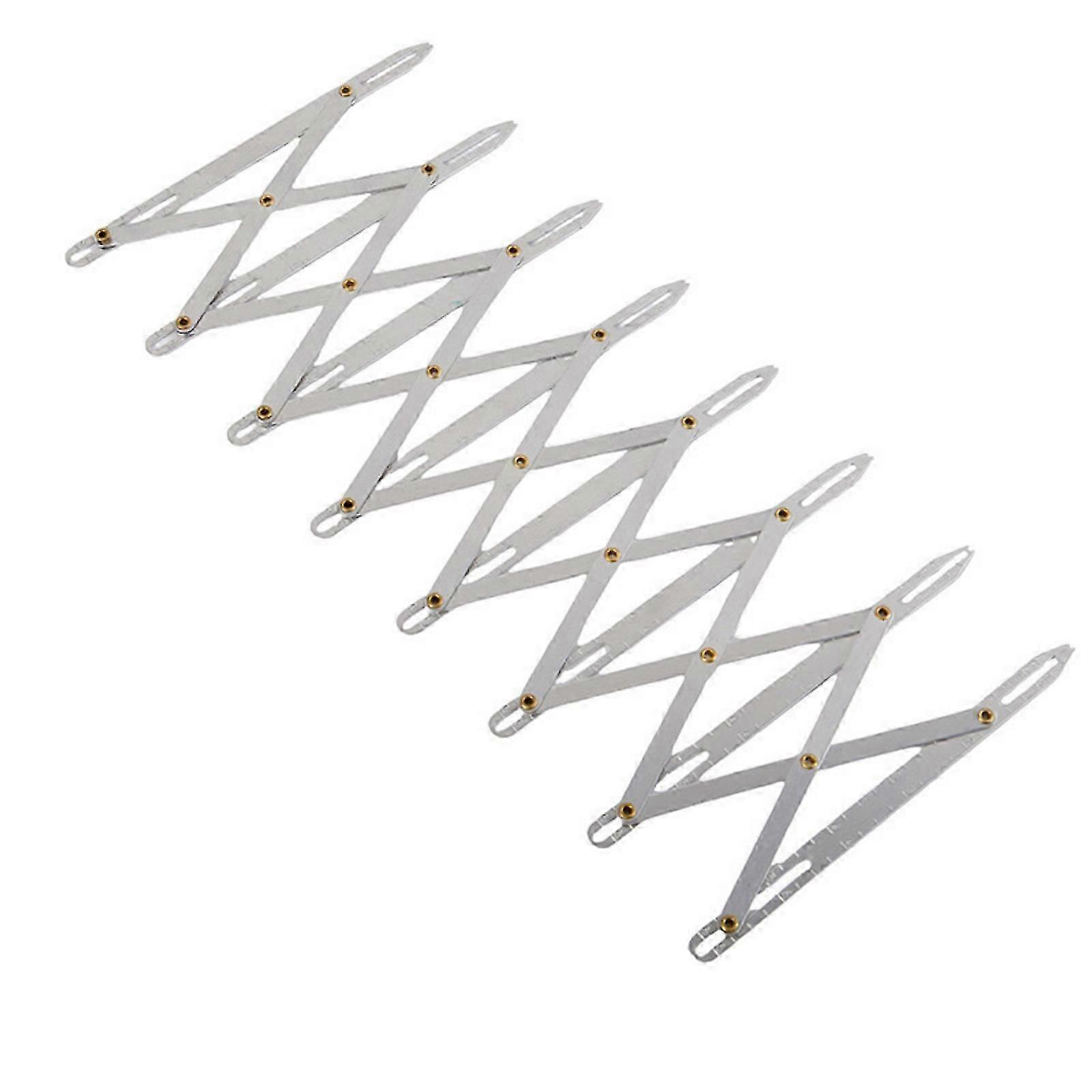 Multifunctional Sewing Gauge - Precise Metal Measuring Tool for DIY Clothing & Curtain Projects