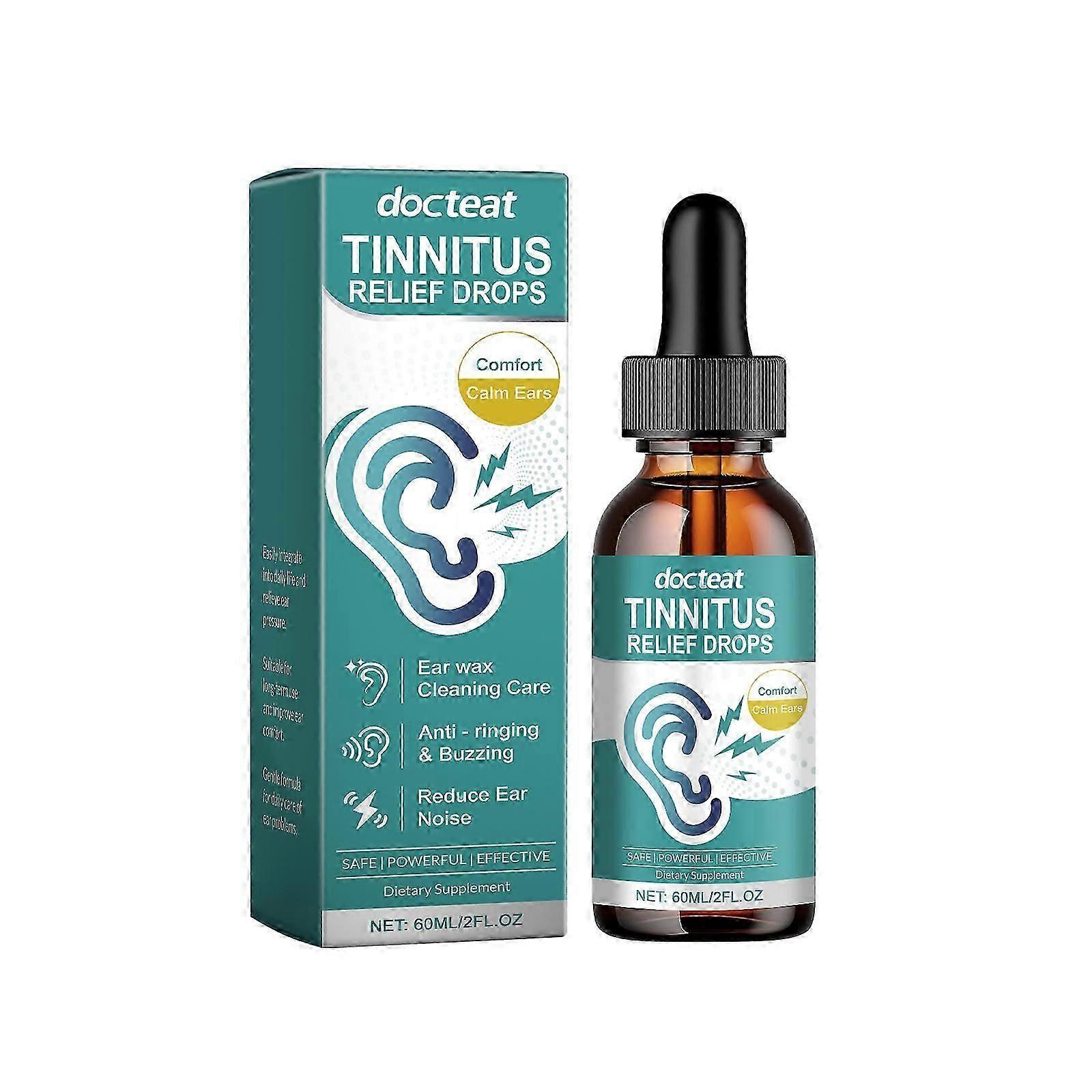 Docteat Ear Care Drops Soothe Ear Noise and Ringing Protect Ear Health Reduce Noise