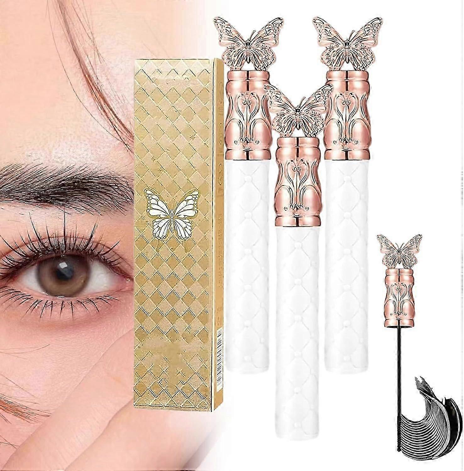 Mascara, Thick Curling Waterproof Sweat-Proof, Lengthening, Non-smudged Long-Lasting Dramatic Mascara