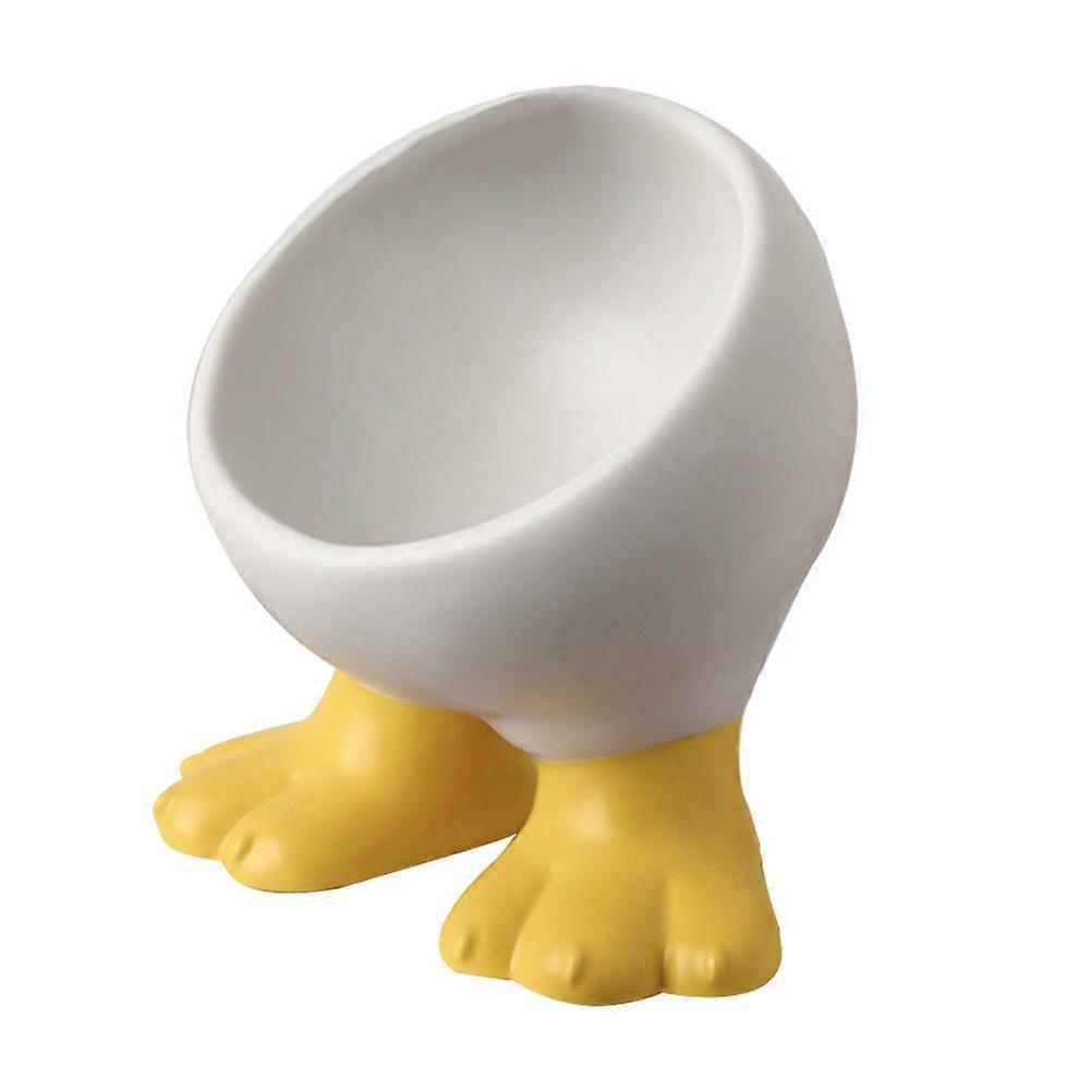Creative Ceramic Storage Stand Duck Shape for Home Office Multi Material Decoration 1Pack