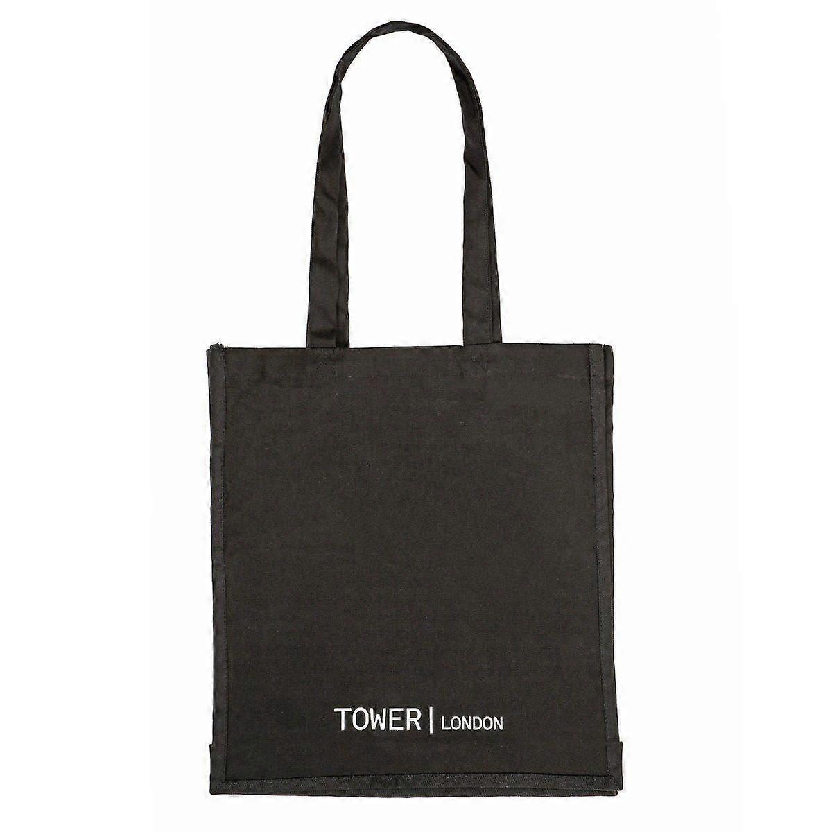 Tower London Black Canvas Bag