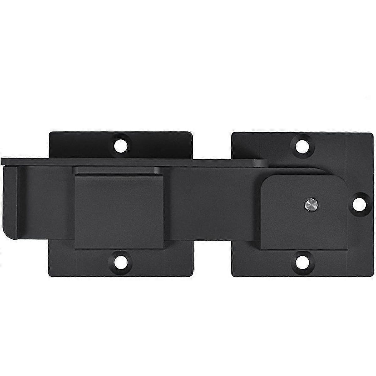 Flip Gate Latch Lock, Adjustable Flip Gate Latch Lock with 3 Padlock Hole, Heavy Duty Aluminum Alloy Door Latch