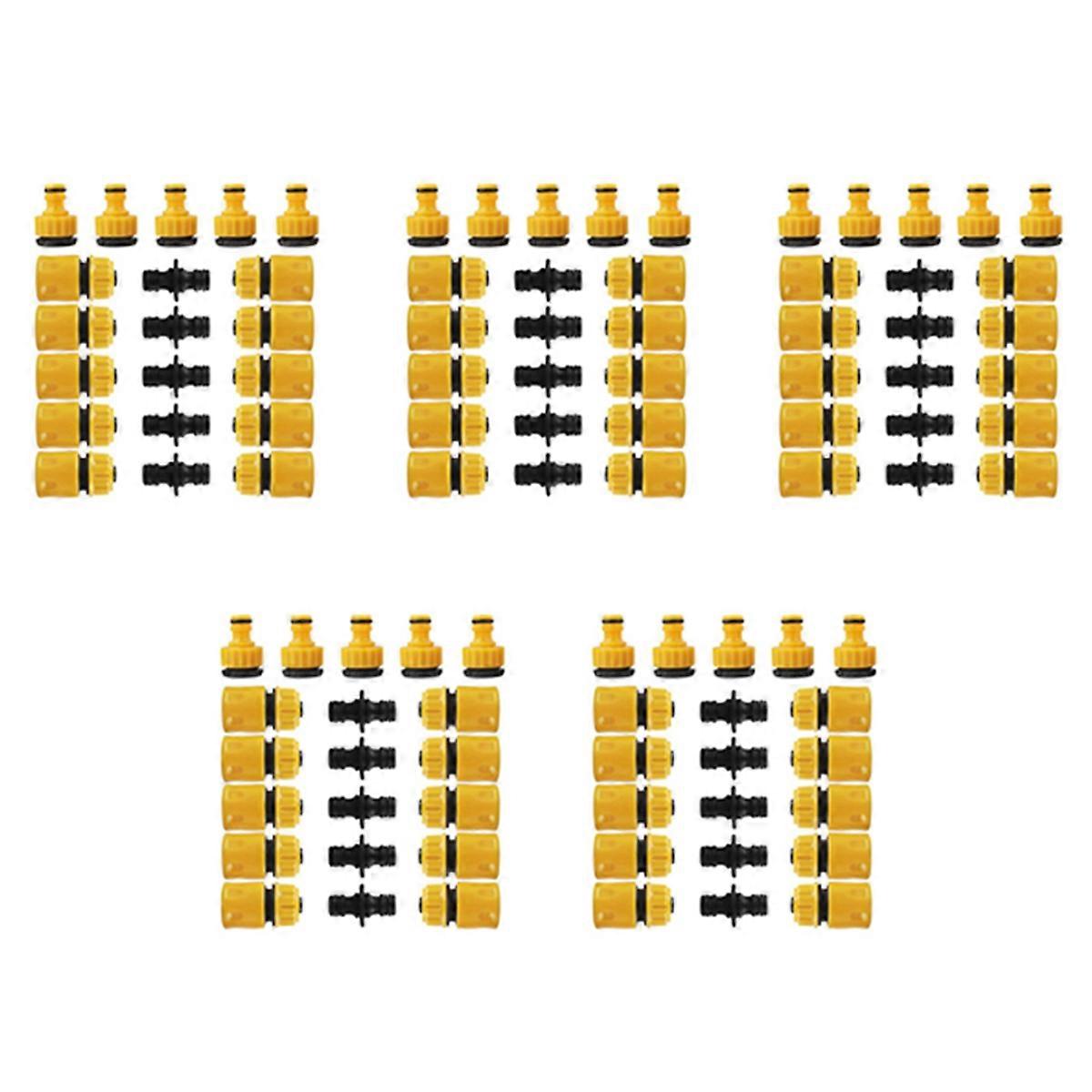 100 Pcs Garden Hose Connector Set, Connector Hose End Connector Double Hose Connectors Extender Hose