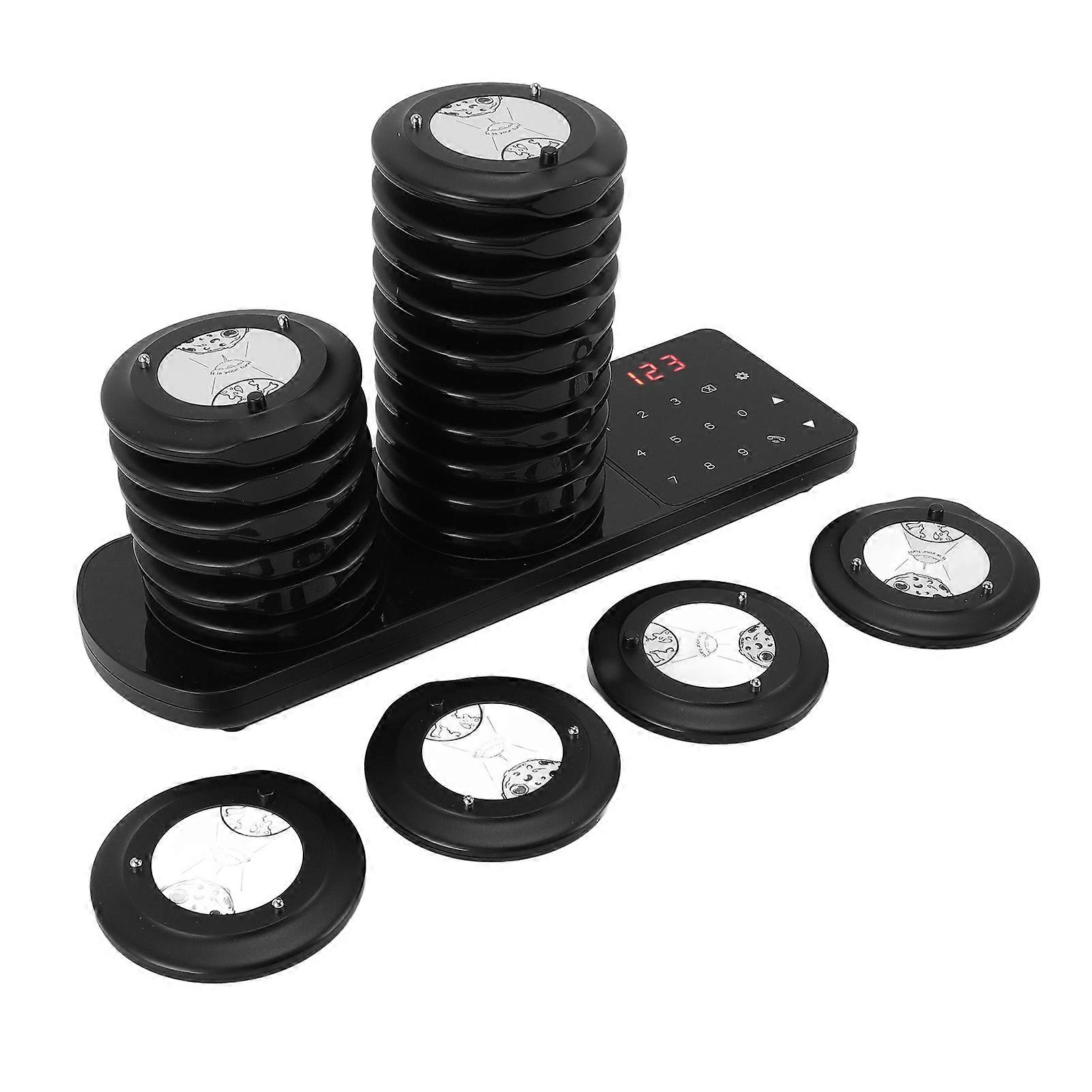 Restaurant Pager System 20 Beepers 500m Range Wireless AU Plug