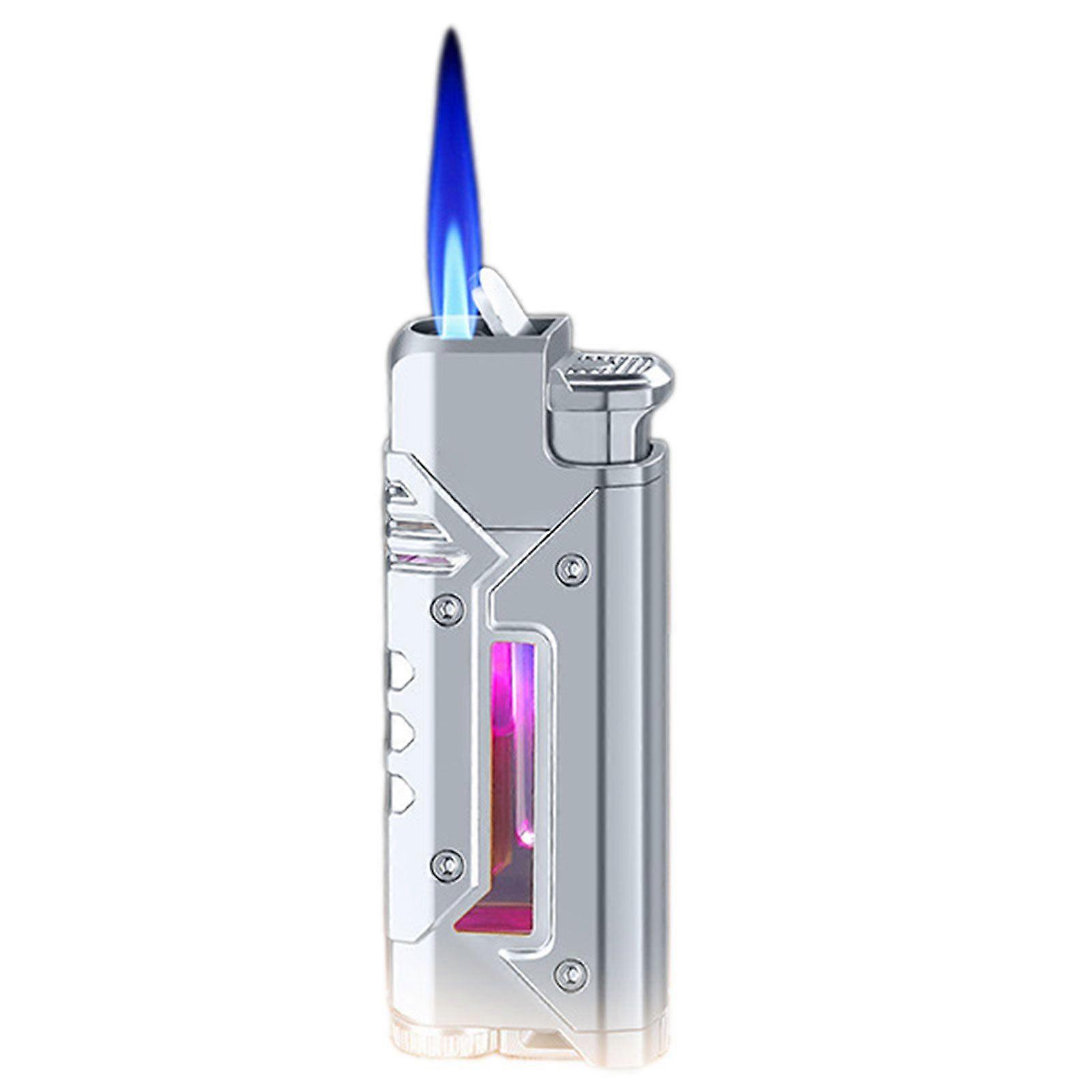 Cigars Torch Lighters Easy Refillable Butane Design Dad Present