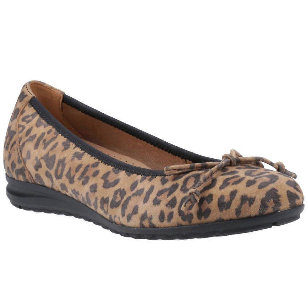 Hush Puppies Lucille Bow Womens Ballerina Shoes