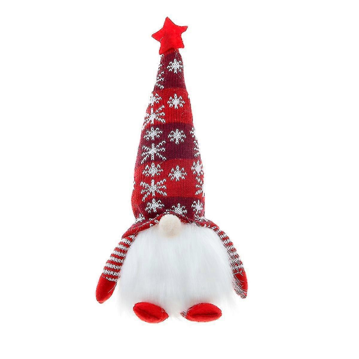Glowing Faceless Figure Dwarf Rudolph Plush Doll