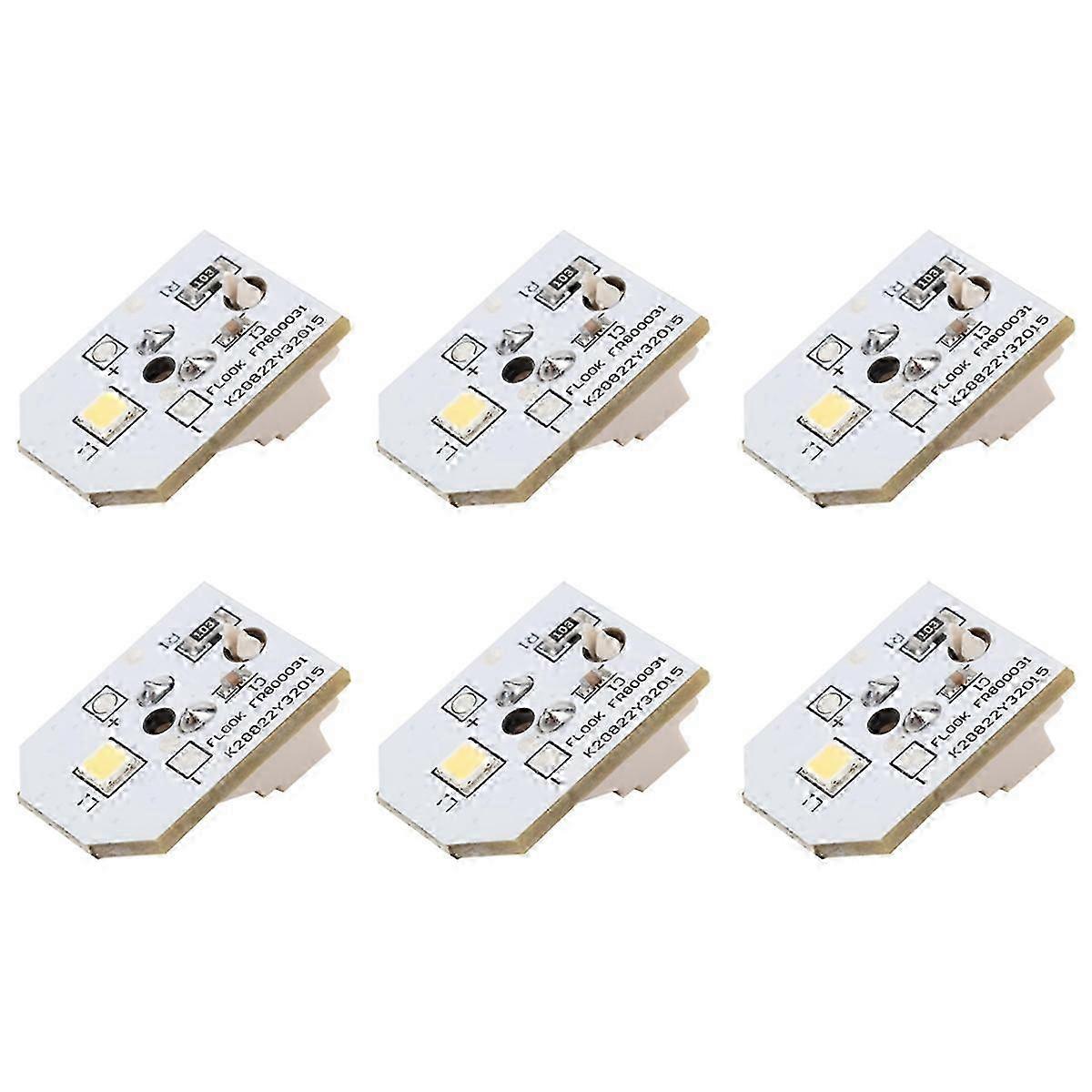 6PCS WR55X11132 Refrigerator LED Light for GE