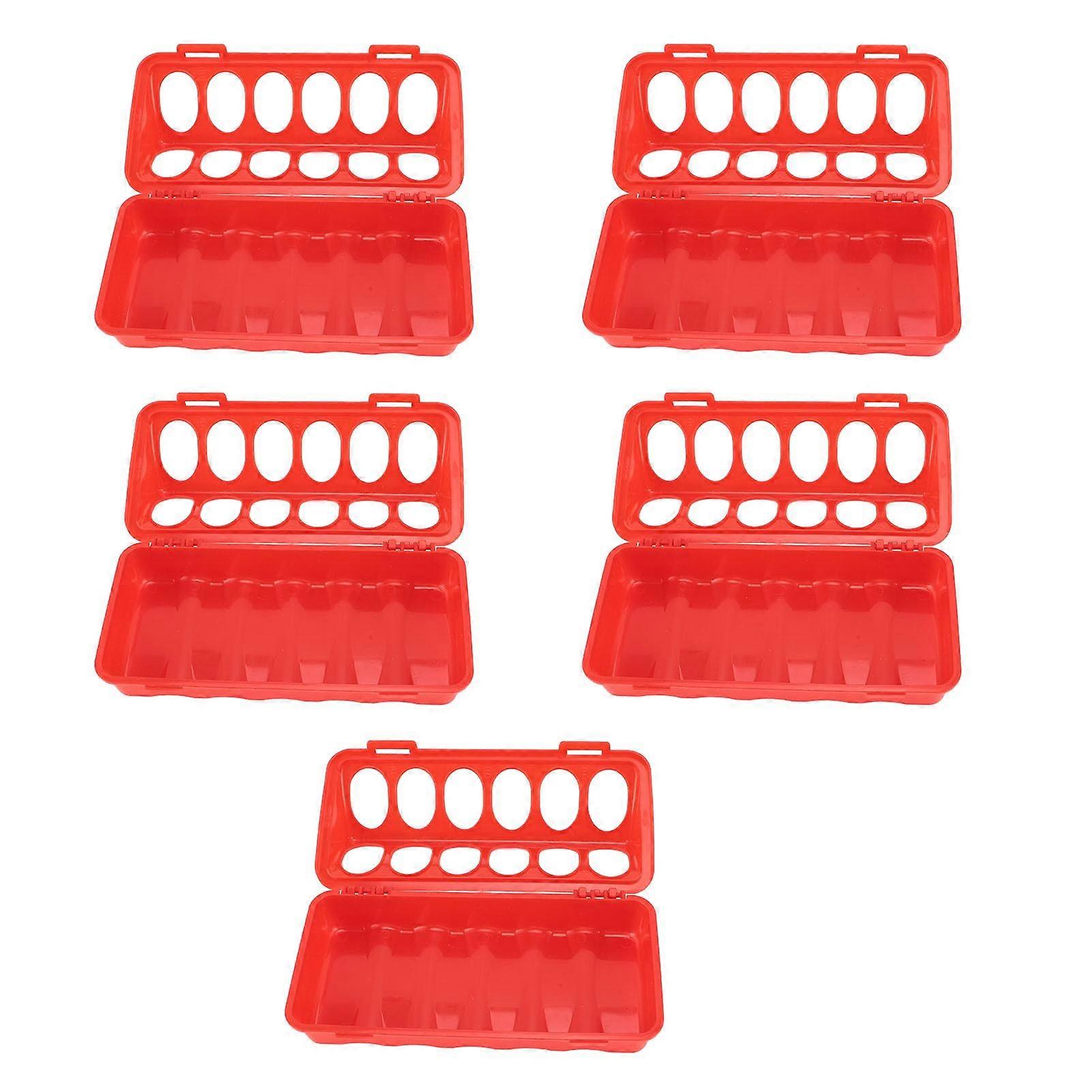 5pcs Flip Pigeon Feeder Plastic Anti Spill Tray No Waste No Mess Small Poultry Feeder With Holes For Pigeons