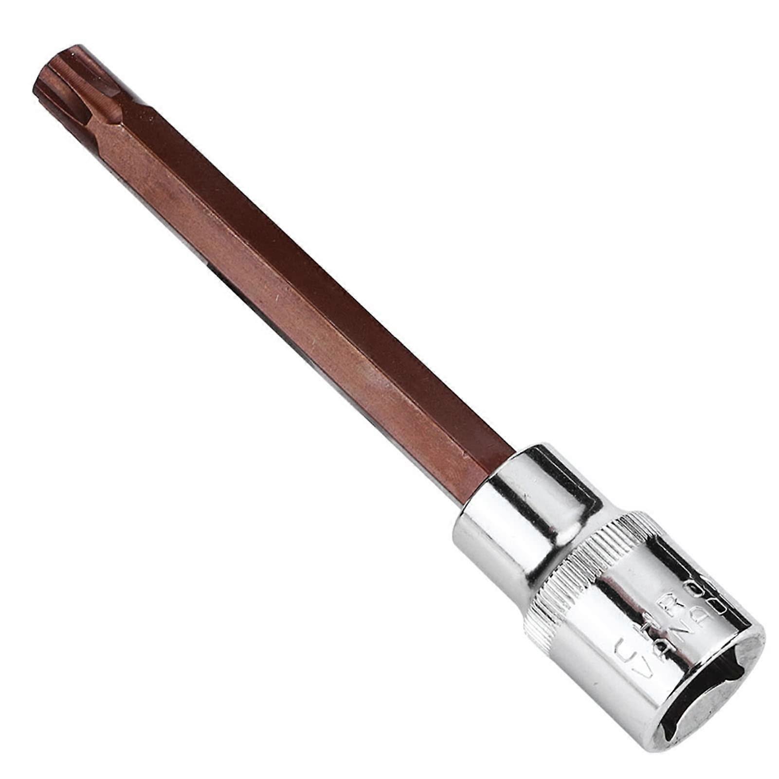 Cylinder Head Bolt Remover Tool Socket T52 1/2 X M10S Brown 1/2Inch Drive Engine Bolt Socket