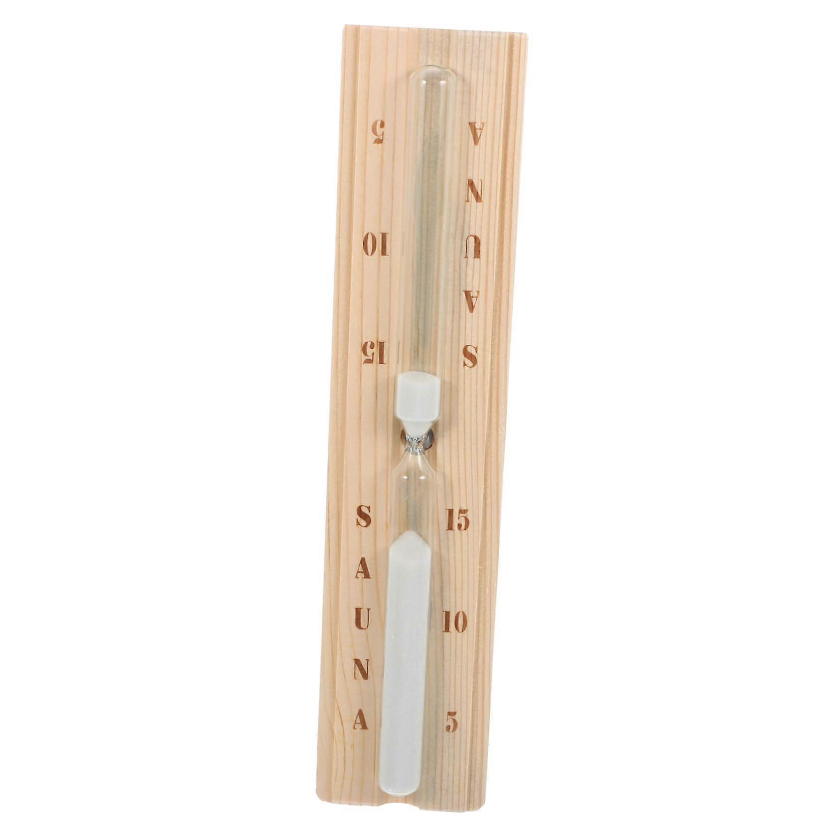 Wooden Timer Wall Mounted For Sauna And Spa Tube Countdown Clock Craftsmanship